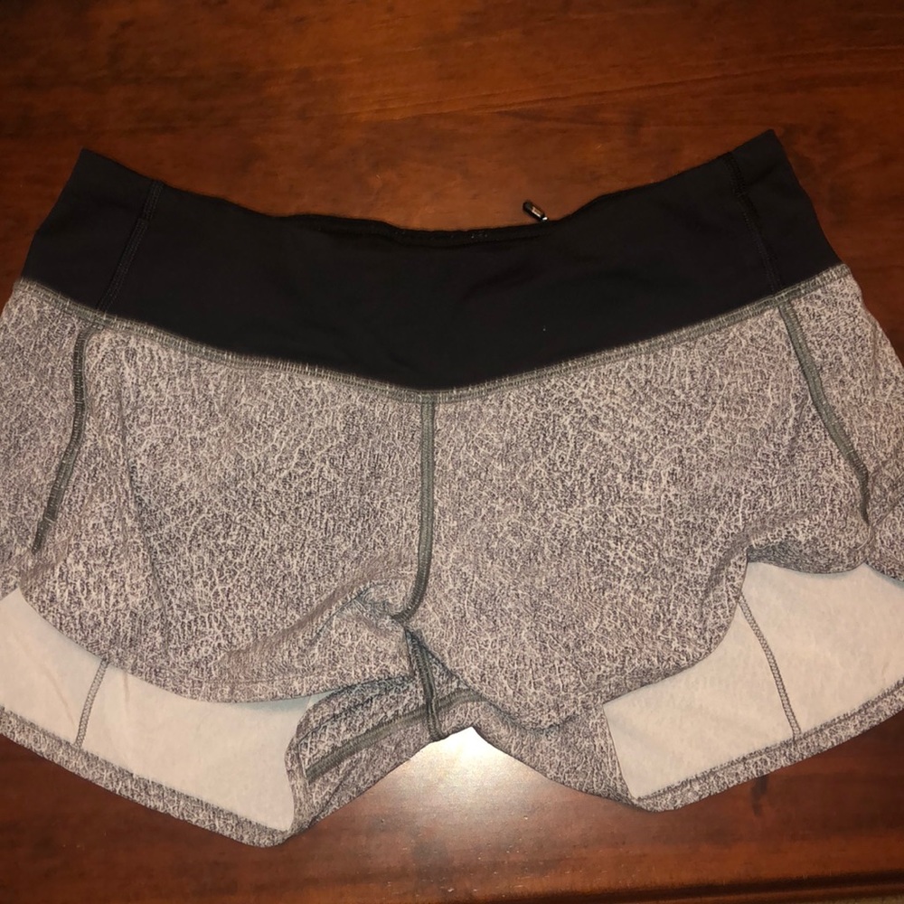 grey lululemon shorts!